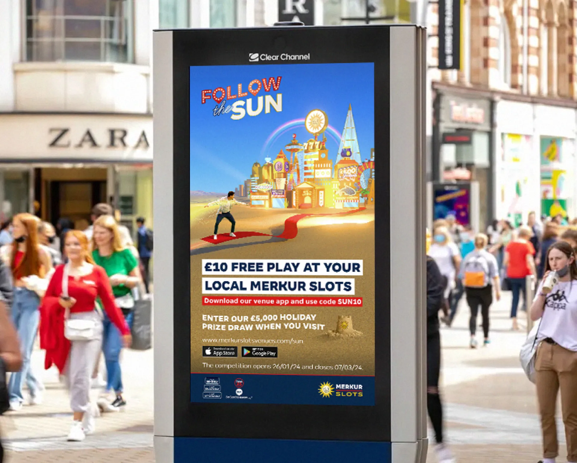 Follow the Sun retail