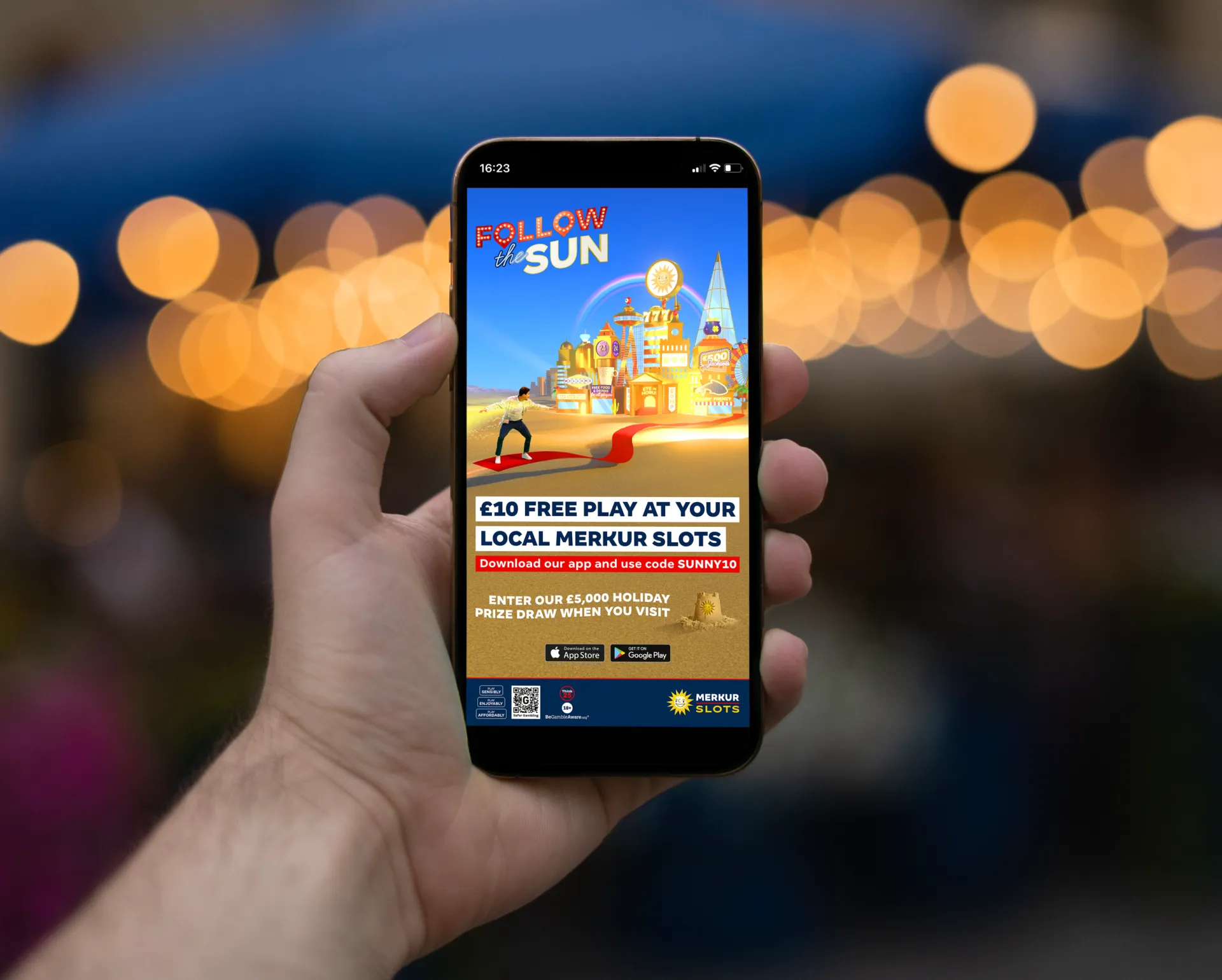 Follow the Sun on mobile